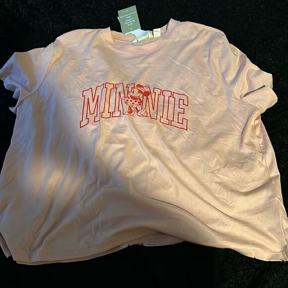 New H&M light pink Minnie Mouse shirt size XXL - Picture 1 of 1